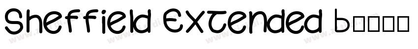 Sheffield Extended B字体转换